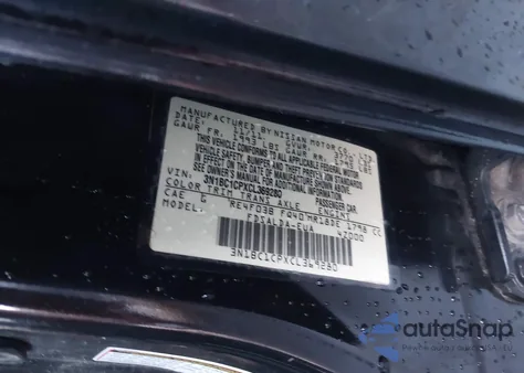 2012 Nissan Versa 1.8 S from USA, damaged, VIN 3N1BC1CPXCL369280